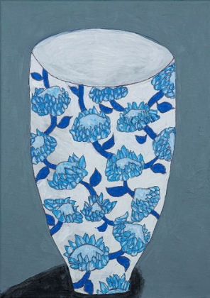 Picture of BLUE PROTEA VASE