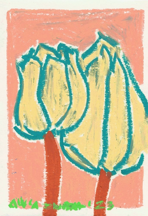 Picture of PINK TULIPS PEACH