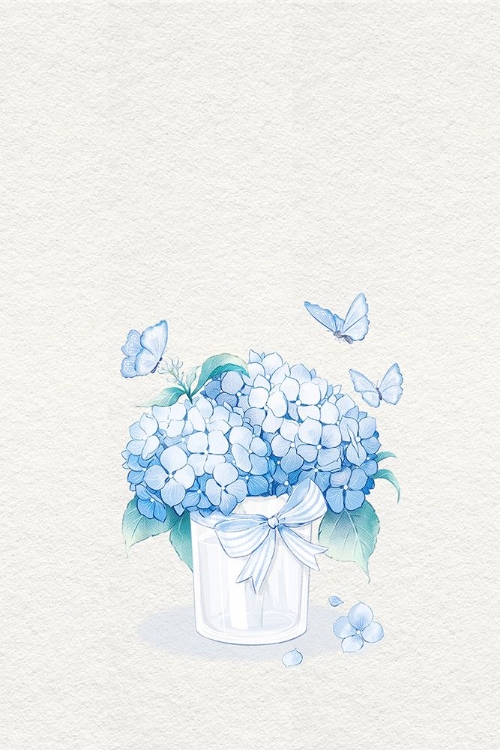 Picture of BLUE HYDRANGEAS