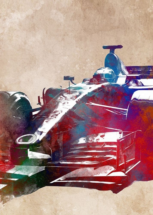 Picture of CAR RACING SPORT ART #RACING