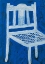 Picture of WHITE CHAIR ON BLUE