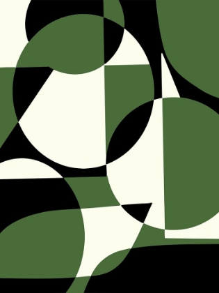 Picture of GEOMETRICAL GREEN AND BLACK