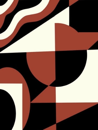 Picture of GEOMETRICAL RED AND BLACK