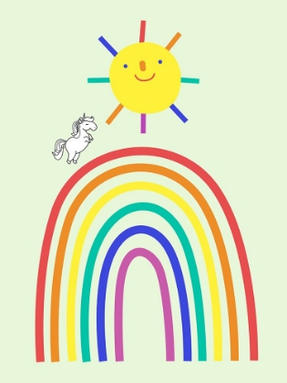 Picture of RAINBOW SUN AND UNICORN