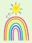 Picture of RAINBOW SUN AND UNICORN