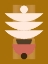 Picture of MID CENTURY GEOMETRICAL IN BROWN