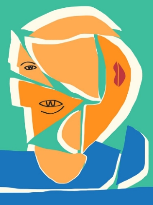 Picture of ABSTRACT CUT OUT PORTRAIT