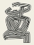 Picture of STRIPE WOMAN PORTRAIT