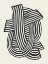 Picture of STRIPED ABSTRACT IN BLACK
