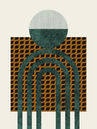Picture of TEXTURED MID CENTURY COMPOSITION 5