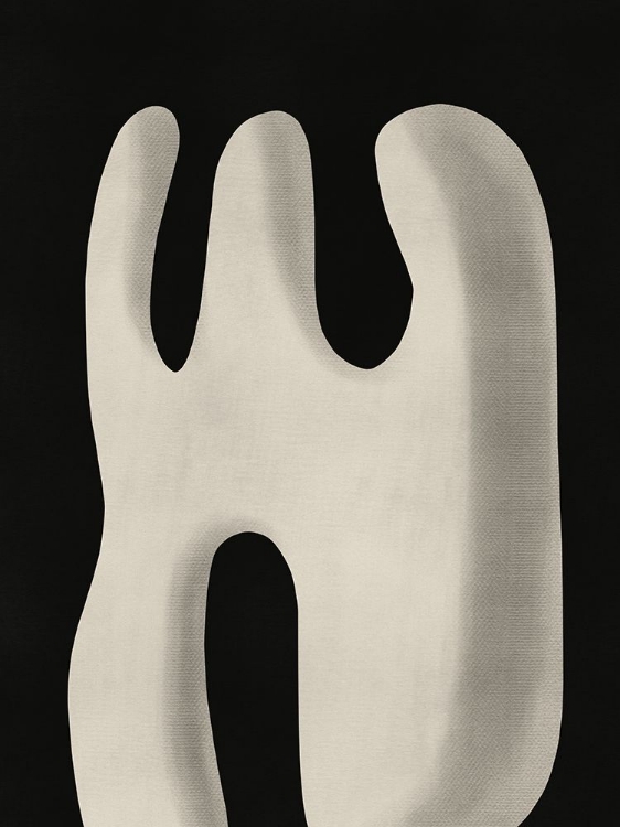 Picture of ABSTRACT WHITE SCULPTURE SCREAM