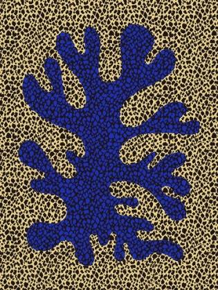 Picture of BLUE AND YELLOW CORAL STUDY