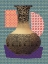 Picture of YELLOW VASE AND PURPLE MAT