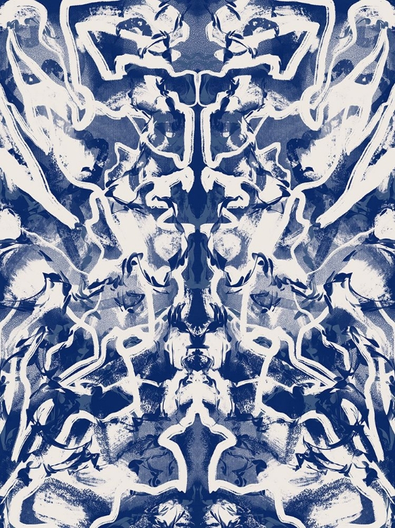 Picture of GROOVY ULTRAMARINE ABSTRACT