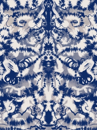 Picture of BLUE SYMMETRY WITH TIE DYE