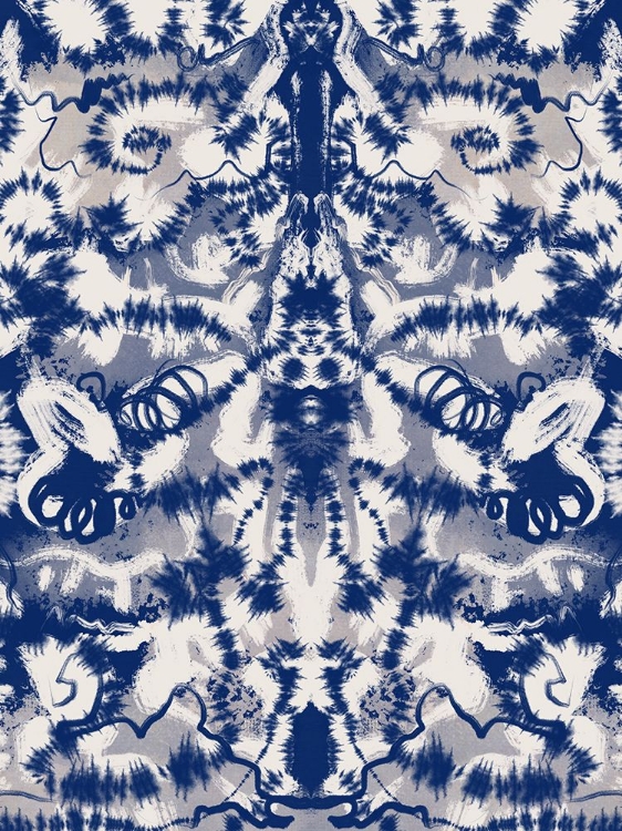 Picture of BLUE SYMMETRY WITH TIE DYE