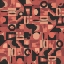 Picture of MID CENTURY GRID PATTERN NINE