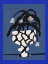 Picture of CRACKED VASE IN BLUE