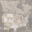 Picture of HIGHLY DETAILED MAP OF THE UNITED STATES, DAVEY