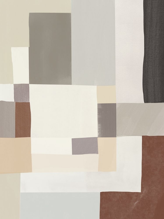 Picture of NEUTRAL COLOR GEOMETRICAL ABSTRACT 02