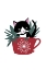Picture of MY CAT COCO IN A HOLIDAY MUG