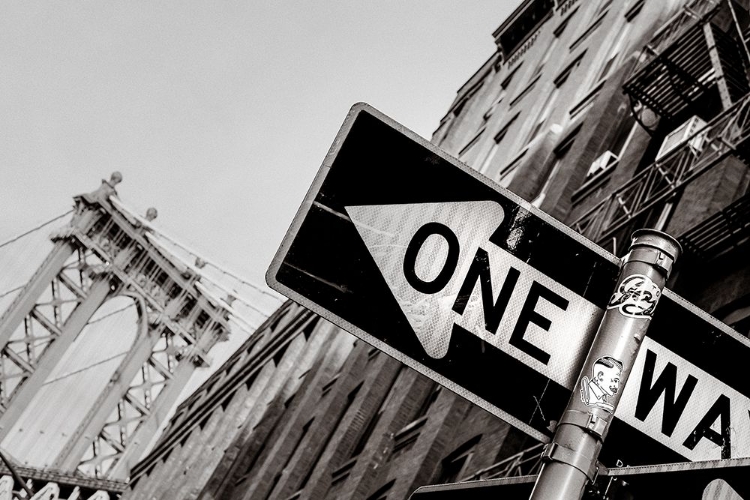 Picture of MANHATTAN BRIDGE ONE WAY