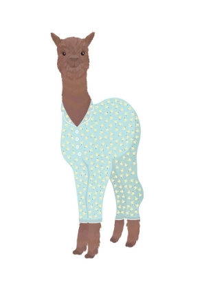 Picture of LLAMA IN PJS WHITE