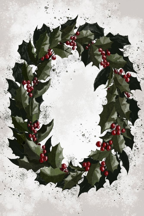 Picture of SPLATTERS HOLLY WREATH