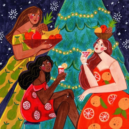 Picture of FESTIVE CHRISTMAS FRUIT WOMEN