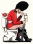 Picture of BRITISH SOLDIER ON THE TOILET