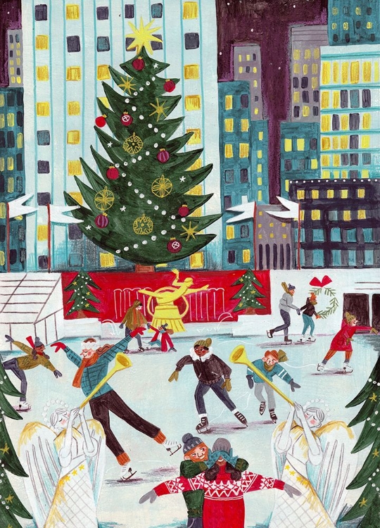 Picture of ICE SKATING AT ROCKEFELLER CENTER