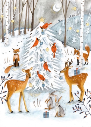 Picture of CHRISTMAS IN THE WINTER ANIMAL FOREST