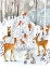 Picture of CHRISTMAS IN THE WINTER ANIMAL FOREST
