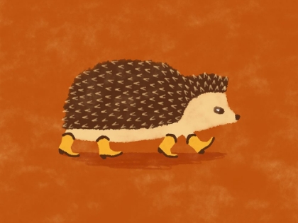 Picture of SONNY THE HEDGEHOG RUNNING IN COWBOY BOOTS