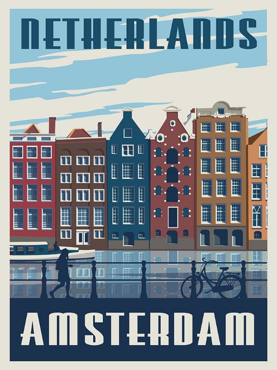 Picture of AMSTERDAM TRAVEL PRINT