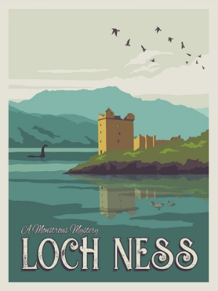 Picture of LOCH NESS TRAVEL PRINT