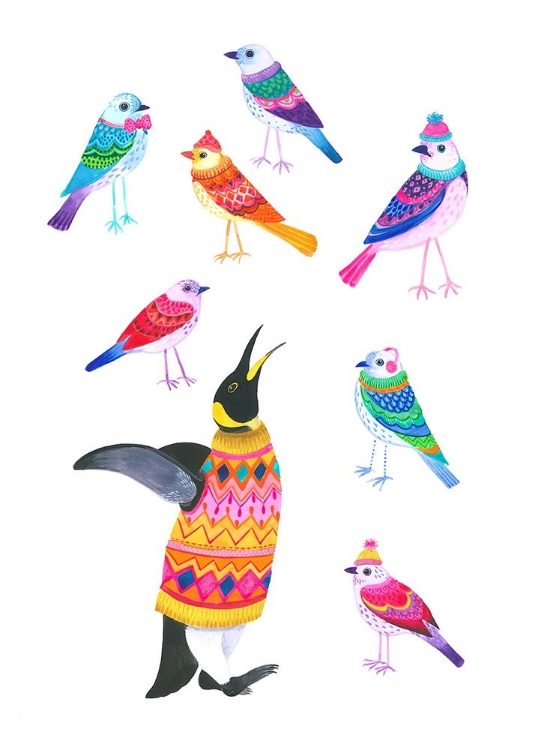 Picture of WINTER BIRDS