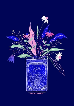 Picture of TIN CAN FLOWER ILLUSTRATION