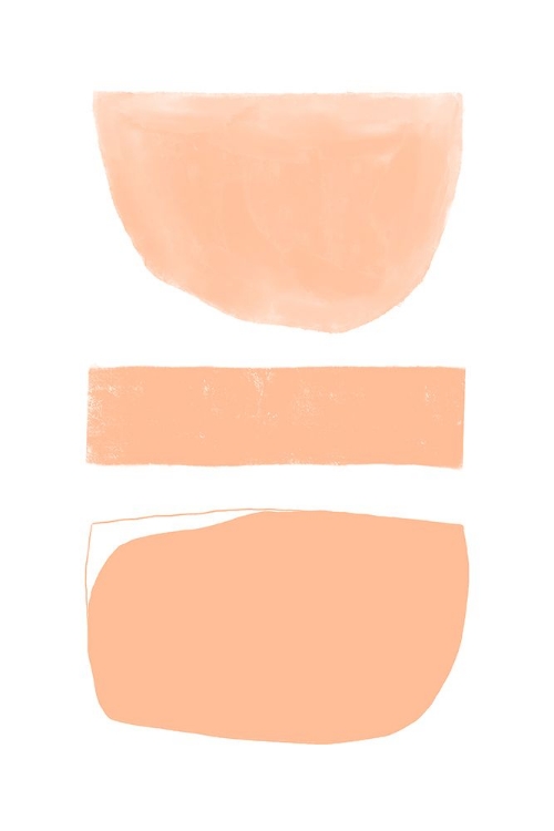 Picture of ABSTRACT SHAPES PEACH