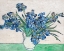 Picture of VINCENT VAN GOGHS IRISES (1890).