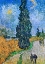Picture of VINCENT VAN GOGHS ROAD WITH CYPRESS AND STAR 1890
