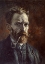 Picture of VINCENT VAN GOGHS SELF PORTRAIT WITH PIPE (1886)