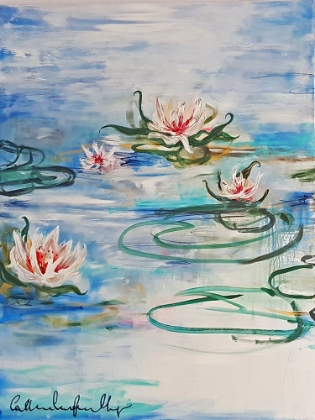 Picture of SPRING WATER LILIES 1