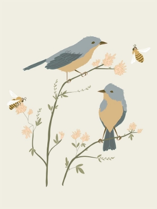 Picture of BIRDS AND BEES MUTED