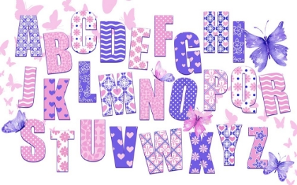Picture of ABCS PURPLE AND PINK