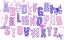 Picture of ABCS PURPLE AND PINK