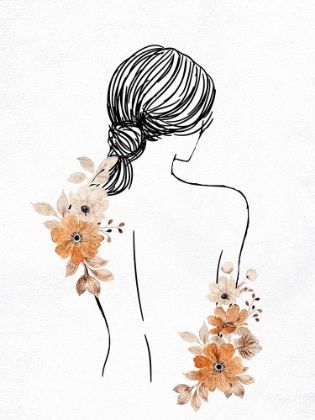 Picture of FLORAL SILHOUETTE WOMAN 1