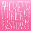Picture of ABC PINK OMBRE