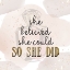 Picture of SO SHE DID 2
