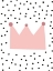 Picture of PINK CROWN WITH DOTS